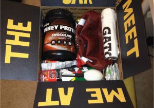 Birthday Gifts for Him Gym Gym themed Care Package Filled with Whey Protein Powder