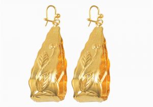 Birthday Gifts for Him In Nigeria Anniyo African Earrings 24k Gold Color Jewelry tobago