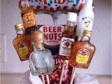 Birthday Gifts for Him In Store Alcohol Bouquet that I Made for My Husbands Cousin for His