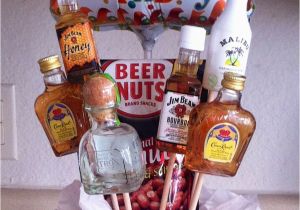 Birthday Gifts for Him In Store Alcohol Bouquet that I Made for My Husbands Cousin for His