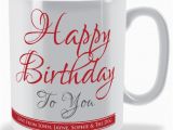 Birthday Gifts for Him In Store Send Personalized Gifts Happy Birthday Mug Gift to