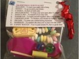 Birthday Gifts for Him In Uk 30th Birthday Survival Kit Birthday Gift 30th Present for
