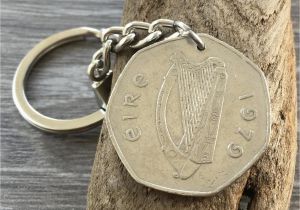 Birthday Gifts for Him Ireland 39th Birthday Gift for Him 1979 Irish Coin Keychain St