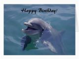 Birthday Gifts for Him Miami Smiling Dolphin Happy Birthday Card Zazzle