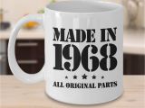 Birthday Gifts for Him Mugs 51st Birthday Gifts for Him Made In 1968 Happy 51 Year