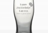 Birthday Gifts for Him Next Day Delivery Personalised 21st Birthday Gifts Pint Glass