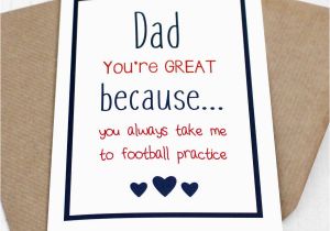 Birthday Gifts for Him Not On the High Street Personalised 39 You 39 Re Great 39 Card for Dad by Precious