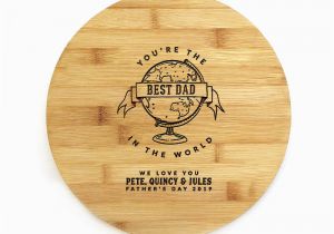 Birthday Gifts for Him Perth Personalised Chopping Board Best Dad In the World