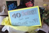 Birthday Gifts for Him Turning 40 40th Birthday Gift Idea Creative Gift Ideas Pinterest