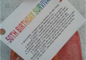 Birthday Gifts for Him Uk 50th Birthday Survival Kit Fun Unusual Novelty Present