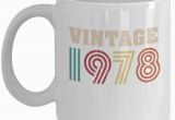 Birthday Gifts for Him Walmart Vintage 1978 Year Retro Style Coffee Tea Gift Mug 40th