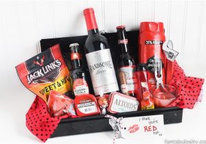 Birthday Gifts for Him when You Re Broke Gift Idea for Him Quot I Think You 39 Re Red Hot Quot Gift Basket