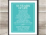 Birthday Gifts for Husband 55 55th Birthday Etsy