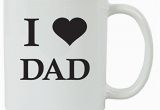 Birthday Gifts for Husband at Walmart I Love Dad 11 Oz White Ceramic Coffee Mug Pink with Free