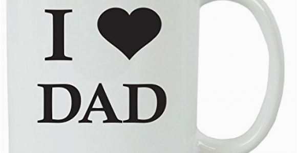 Birthday Gifts for Husband at Walmart I Love Dad 11 Oz White Ceramic Coffee Mug Pink with Free