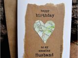 Birthday Gifts for Husband Etsy Birthday Card Husband Wife with Vintage Map Personalised Dad