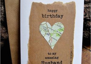 Birthday Gifts for Husband Etsy Birthday Card Husband Wife with Vintage Map Personalised Dad