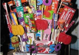 Birthday Gifts for Man Turning 50 50th Birthday Candy Arrangement Full Of Retro Candy See