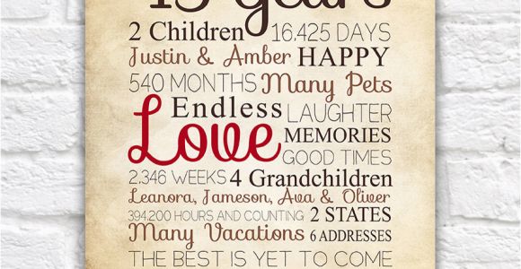 Birthday Gifts for Mens 45th Anniversary Gift for Parents 45 Year Anniversary 45th Year