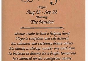 Birthday Gifts for Virgo Male Virgo Male Happy Birthday Card Anytime Greeting Cards