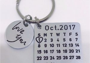 Birthday Gifts for Your Date Unique Calendar Keychain Best Selling Quot Love You Quot Birthday