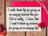 Birthday Gifts to Send In the Mail for Him Sweet Thank You Note for Husband Heart Valentines Day Card