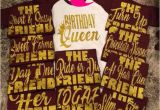 Birthday Girl and Friends Shirt Birthday Queen Friend Shirts Birthday Squad Shirt Friend