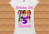 Birthday Girl and Friends Shirt Lego Girls Birthday Shirt Lego Friends Birthday Shirt