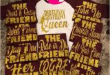 Birthday Girl and Friends Shirts Birthday Queen Friend Shirts Birthday Squad Shirt Friend