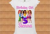 Birthday Girl and Friends Shirts Lego Girls Birthday Shirt Lego Friends Birthday Shirt