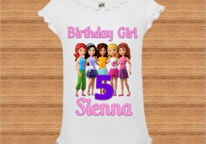 Birthday Girl and Friends Shirts Lego Girls Birthday Shirt Lego Friends Birthday Shirt