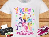 Birthday Girl and Friends Shirts My Little Pony Friend Of the Birthday Girl T Shirt