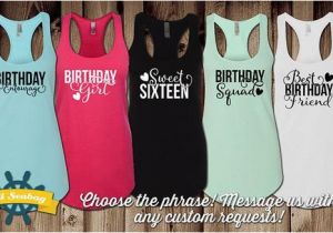 Birthday Girl and Squad Shirts Birthday Tank top Birthday Squad Birthday Girl Birthday