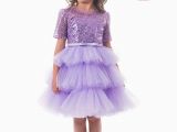 Birthday Girl attire Birthday Dresses Brielle toddler Birthday Party Sequin