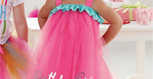 Birthday Girl attire Birthday Girl Tulle Dress by Mud Pie