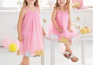 Birthday Girl attire Pink Princess Dress by Mud Pie