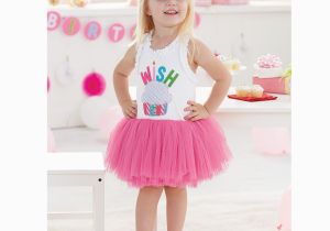 Birthday Girl attire Wish Tutu Dress by Mud Pie