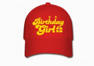 Birthday Girl Baseball Cap Birthday Girl New with Present Baseball Cap Spreadshirt