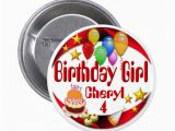 Birthday Girl buttons Birthday Girl button 3 button Zazzle