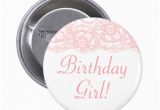 Birthday Girl buttons Pretty In Pink Birthday Girl button Zazzle