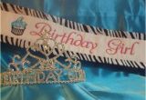 Birthday Girl Crown and Sash Birthday Girl Sash and Tiara