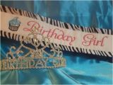 Birthday Girl Crown and Sash Birthday Girl Sash and Tiara