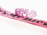 Birthday Girl Crown and Sash Pink Birthday Girl Glitter Tiara and It S My Birthday