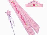 Birthday Girl Crown and Sash Strawberry Shortcake Birthday Girl Pink Sash and Crown Set