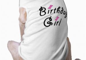 Birthday Girl Dog Clothes Birthday Girl Pink Dog Bones Pet Clothes Zazzle