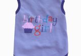 Birthday Girl Dog Shirt Puppy Dog Cat Pet T Shirt Clothes Birthday Boy Girl Print