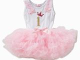 Birthday Girl Dress 12 Months Popatu Baby Girls 12 24 Months First Birthday Tutu Dress