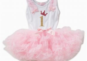 Birthday Girl Dress 12 Months Popatu Baby Girls 12 24 Months First Birthday Tutu Dress