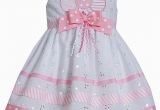 Birthday Girl Dress 4t Bonnie Jean Girl Pink White Eyelet Balloon Birthday Party