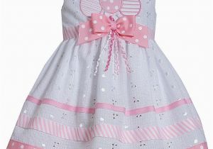 Birthday Girl Dress 4t Bonnie Jean Girl Pink White Eyelet Balloon Birthday Party